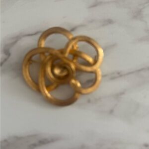 Gold Knot Brooch